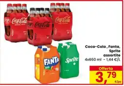Eurospar Coca Cola/Fanta/Sprite assortite offerta