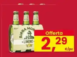 Eurospar Birra Moretti Limone offerta