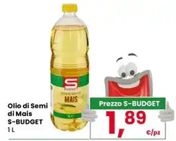 Eurospar Olio di Semi di Mais S-BUDGET offerta