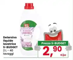 Eurospar Detersivo liquido lavatrice S-BUDGET offerta