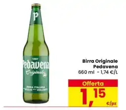 Eurospar Birra Originale Pedavena offerta