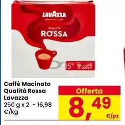 Eurospar Caffè Macinato Qualità Rossa Lavazza offerta