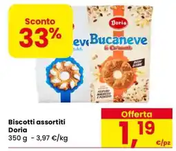 Eurospar Biscotti assortiti Doria offerta