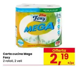 Eurospar Carta cucina Mega Foxy offerta