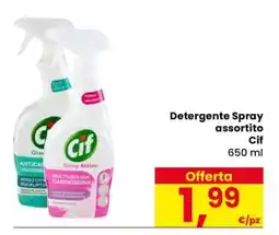 Eurospar Detergente Spray assortito Cif offerta
