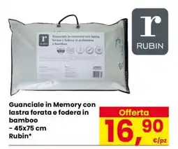 Eurospar Guanciale in Memory con lastra forata e fodera in bamboo offerta