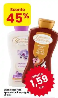 Eurospar Bagno assortito Spuma di Sciampagna offerta