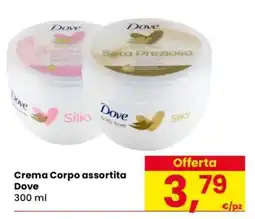 Eurospar Crema Corpo assortita Dove offerta