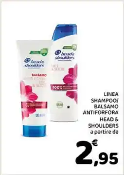 Conad LINEA SHAMPOO/BALSAMO ANTIFORFORA HEAD & SHOULDERS offerta