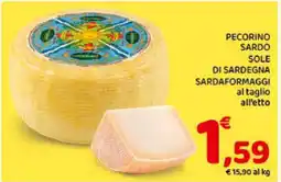 Conad PECORINO SARDO SOLE DI SARDEGNA SARDAFORMAGGI offerta