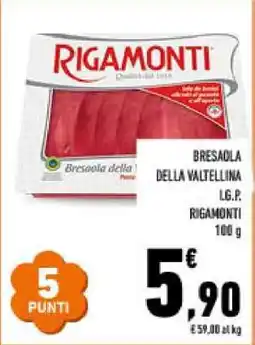 Conad Bresaola della Valtellina I.G.P. Rigamonti offerta
