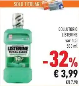 Conad Collutorio LISTERINE offerta