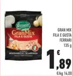 Conad Gran mix fila e gusta FERRARI offerta