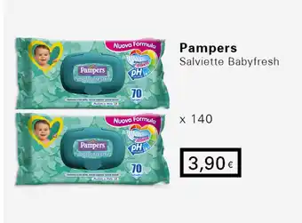 Iper Tosano Pampers Salviette Babyfresh x140 offerta