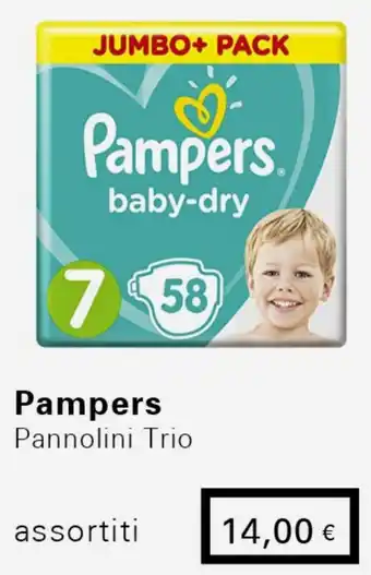 Iper Tosano Pampers Pannolini Trio assortiti offerta