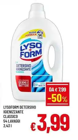 A&O Lysoform detersivo igienizzante classico offerta