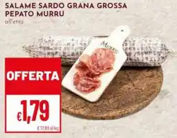 Pan Salame sardo grana grossa pepato murru offerta