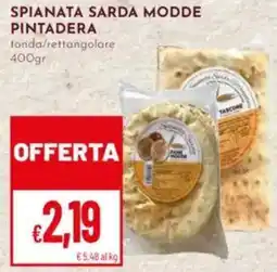 Pan Spianata sarda modde pintadera offerta