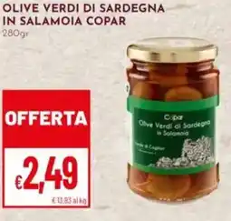 Pan Olive verdi di sardegna in salamoia COPAR offerta