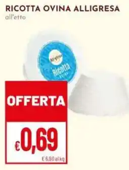 Pan Ricotta ovina ALLIGRESA offerta