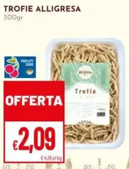 Pan Trofie ALLIGRESA offerta