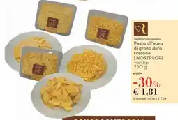 Conad Pasta all'uovo di grano duro toscano i nostri ori offerta