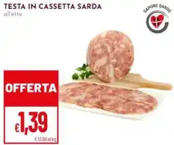 Pan Testa in cassetta sarda offerta