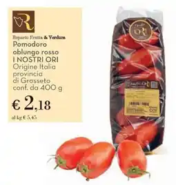 Conad Pomodoro oblungo rosso I NOSTRI ORI Origine Italia provincia di Grosseto conf. da offerta