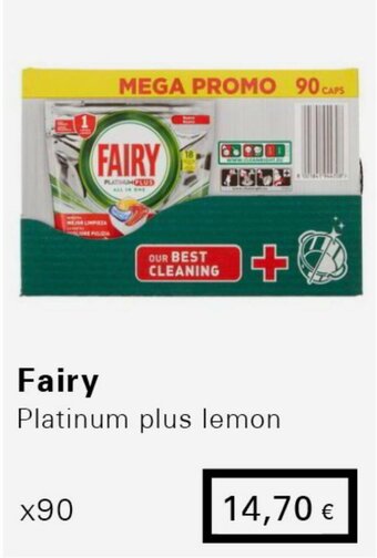 Iper Tosano Fairy Platinum Plus Lemon x90 offerta