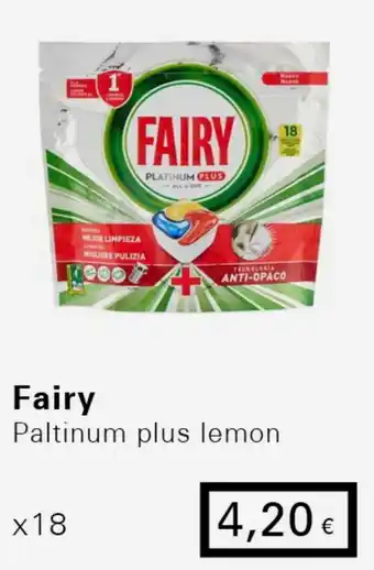 Iper Tosano Fairy Platinum Plus Lemon x18 offerta