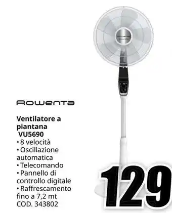 Rowenta Ventilatore a piantana VU5690
