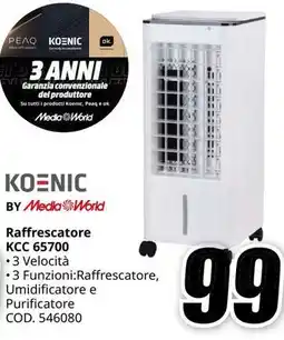 MediaWorld KOENIC Raffrescatore KCC 65700 offerta