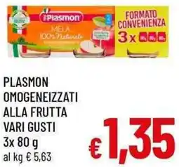 A&O Plasmon omogeneizzati alla frutta offerta