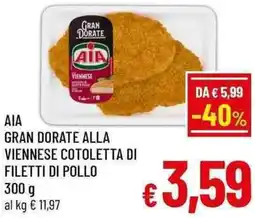 A&O Aia gran dorate alla viennese cotoletta di filetti di pollo offerta