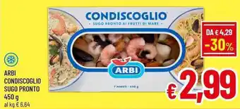 A&O Arbi condiscoglio sugo pronto offerta