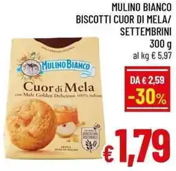 A&O Mulino bianco biscotti cuor di mela/ settembrini offerta