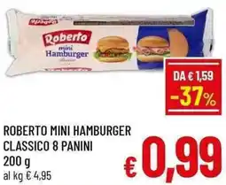 A&O Roberto mini hamburger classico 8 panini offerta