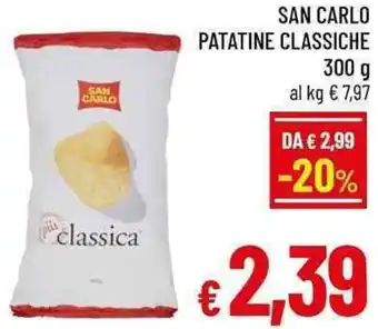 A&O San carlo patatine classiche offerta
