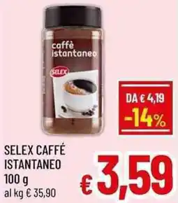 A&O Selex caffé istantaneo offerta