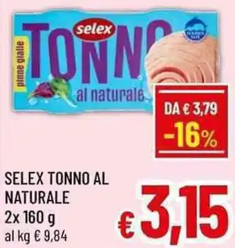 A&O Selex tonno al naturale offerta
