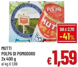 A&O Mutti polpa di pomodoro offerta