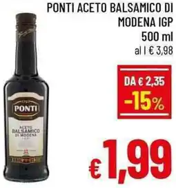 A&O Ponti aceto balsamico di modena igp offerta
