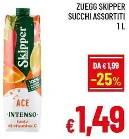A&O Zuegg skipper succhi offerta