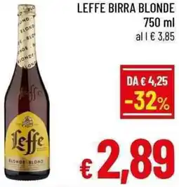 A&O Leffe birra blonde offerta