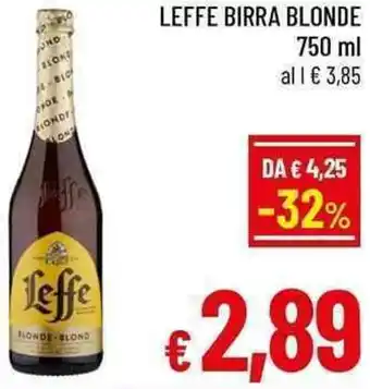 Leffe birra blonde