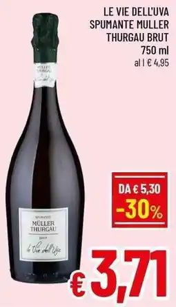 A&O Le vie dell'uva spumante muller thurgau brut offerta