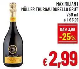 A&O Maximilian i müller thurgau durello brut offerta