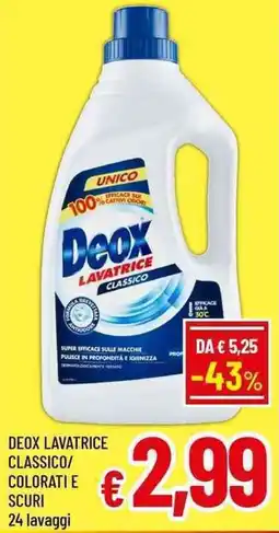 A&O Deox lavatrice classico/ colorati e scuri offerta