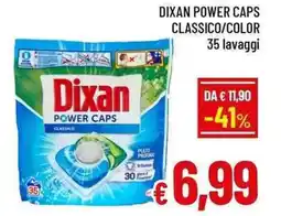 A&O Dixan power caps classico/color offerta