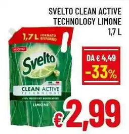 A&O Svelto clean active technology limone offerta
